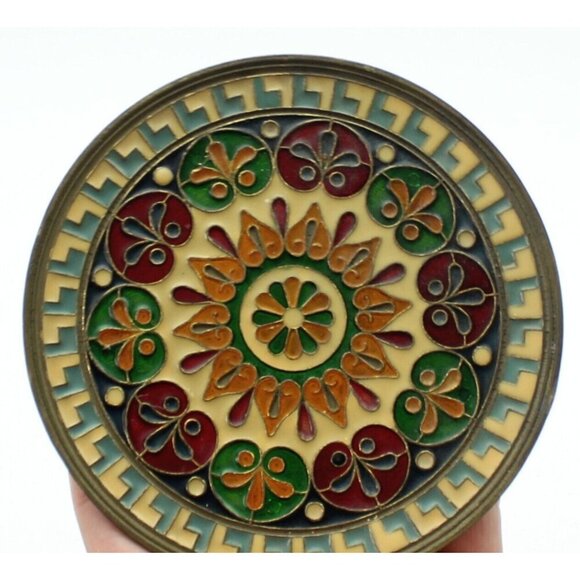 Metal Mandala Round Wall Art Home Decor Set of 3 - Picture 5 of 6